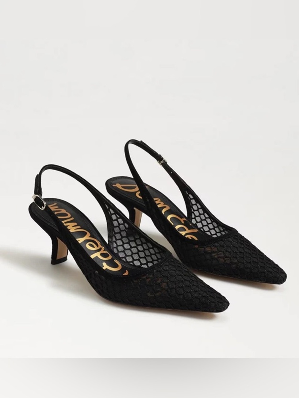 Sam Edelman Bianka Slingback Pump - Black Mesh 8